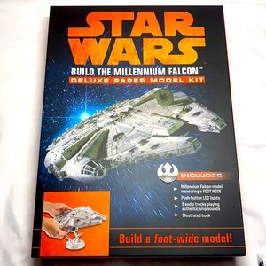 Star Wars millennium falcon deluxe paper model kit